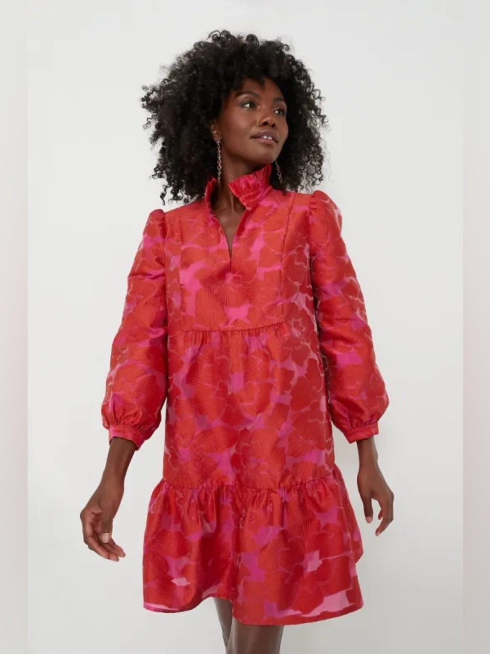 Tuckernuck Red Fil Coupe Palmerston Dress